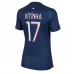 Günstige Paris Saint-Germain Vitinha Ferreira #17 Heim Fussballtrikot Damen 2023-24 Kurzarm